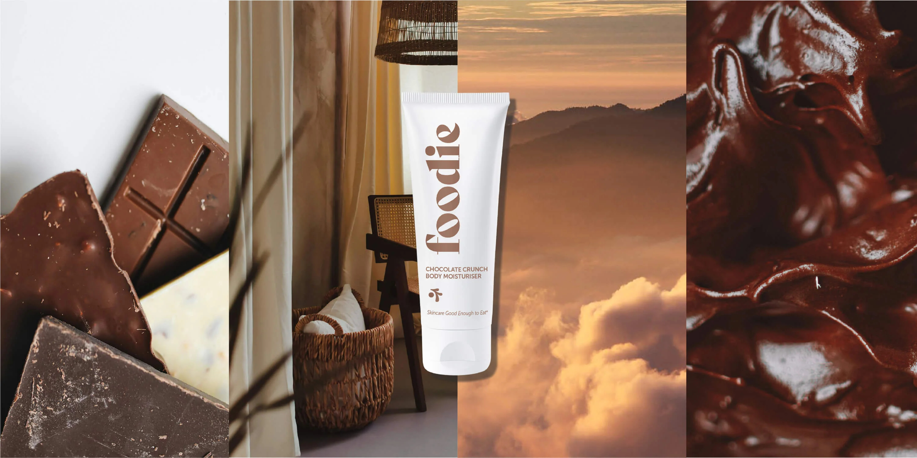 Foodie Chocolate Crunch Body Moisturiser přírodní tělové mléko